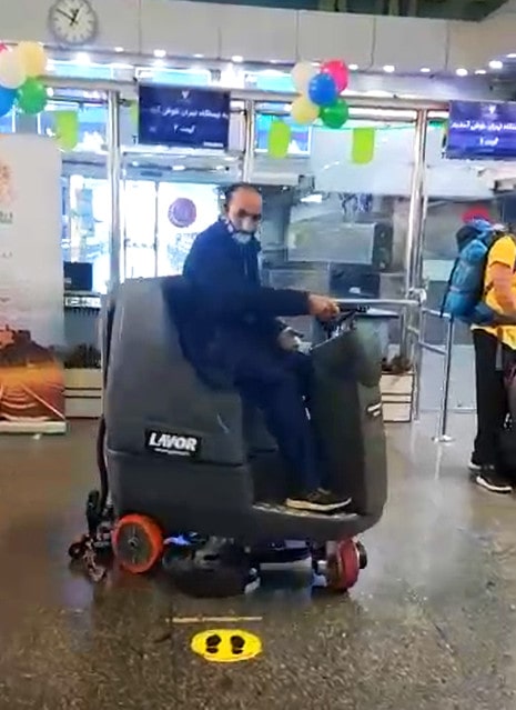 نظافت بیمارستانها در دوران کرونا نظافت بیمارستانها در دوران کرونا
